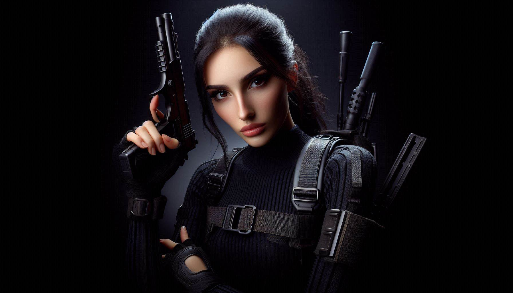 Fortnite tactical character skin with backpack and pistol, representing VM configuration steps for Linux